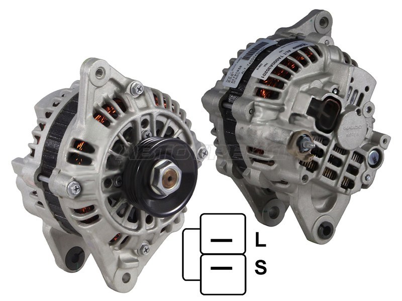 Генератор HYUNDAI ACCENT 1,5 95-99 /SCOUPE 1,5 94-95 12V 75A