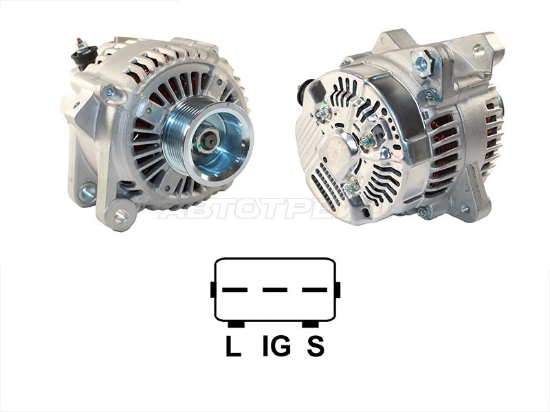 Генератор TOYOTA AVENSIS 00-03 /CAMRY 01-06 /RAV4 00-05 1 /2AZ-FSE 12V 100A