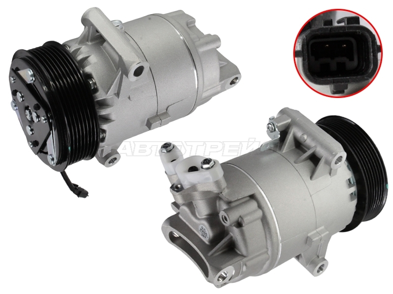 Компрессор кондиционера Nissan Qashqai 06-13  / Qashqai+2 08-14