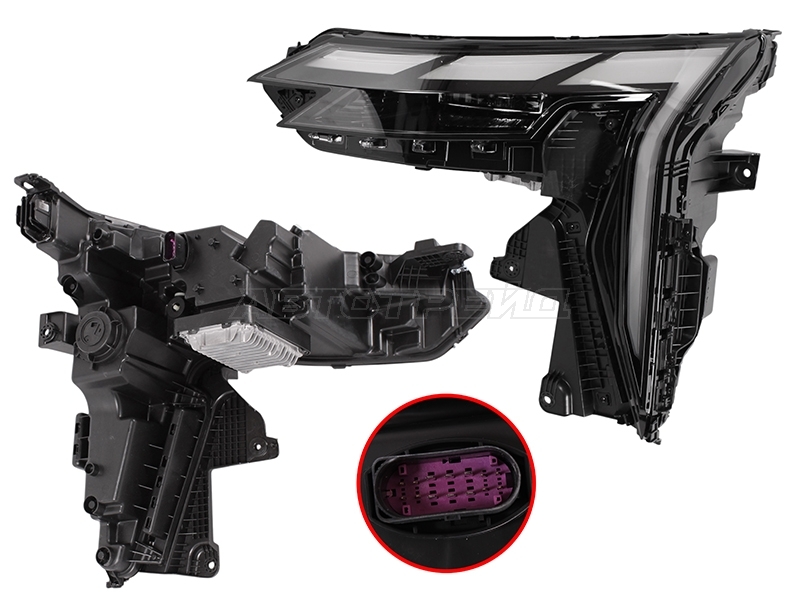 Фара Geely Atlas 23- (Слева / LED / 12 Контактов)