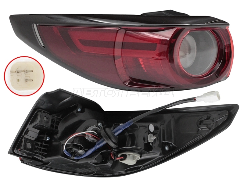 Фонарь задний Mazda CX-5 16-21 (Слева / LED)
